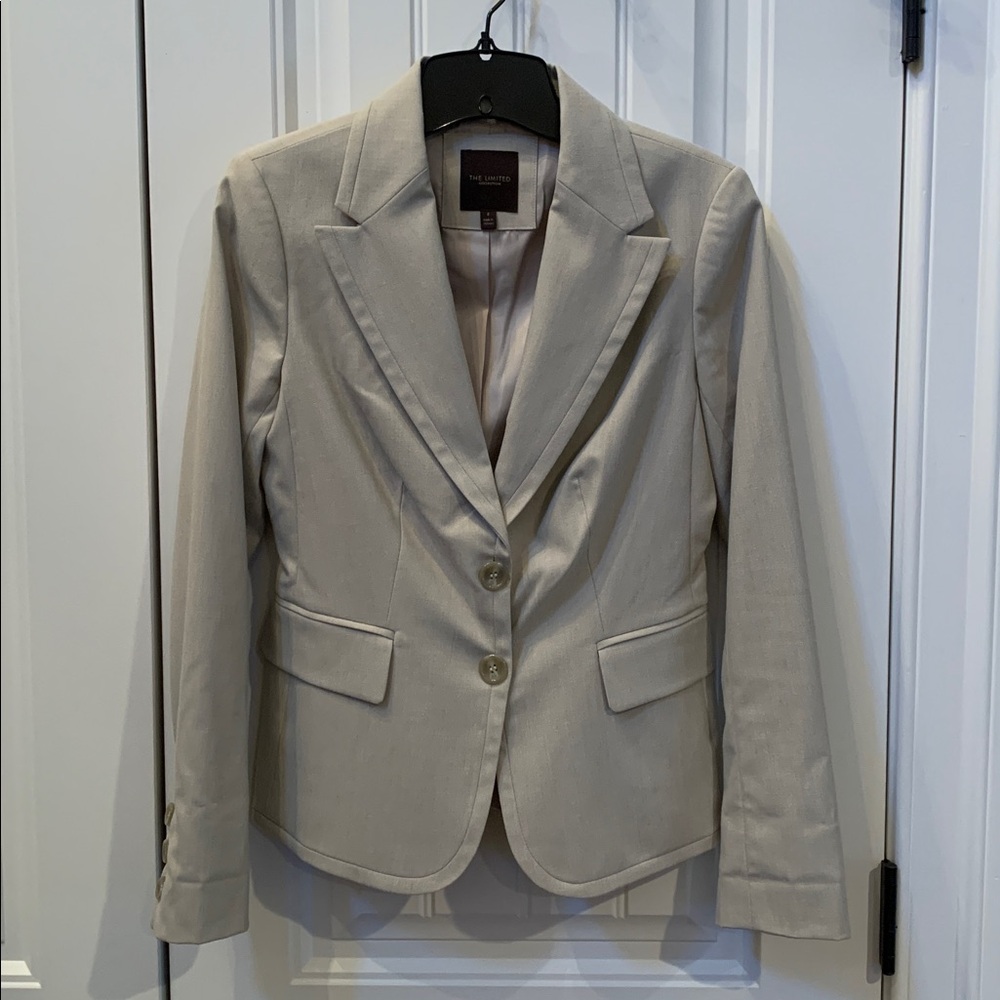 THE LIMITED Tan Blazer 2